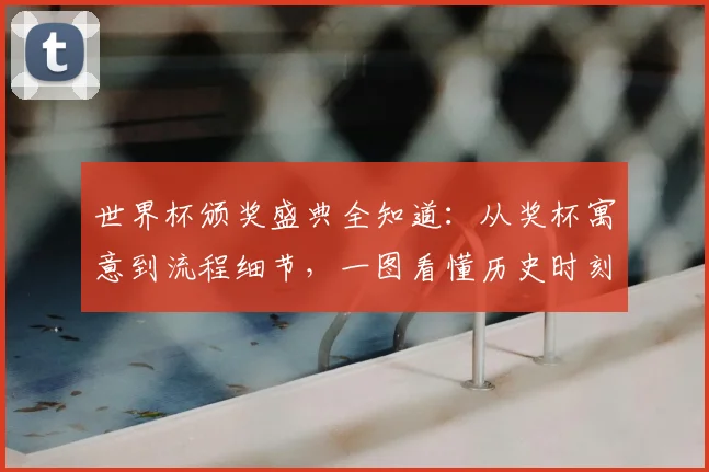 世界杯颁奖盛典全知道:从奖杯寓意到流程细节,一图看懂历史时刻